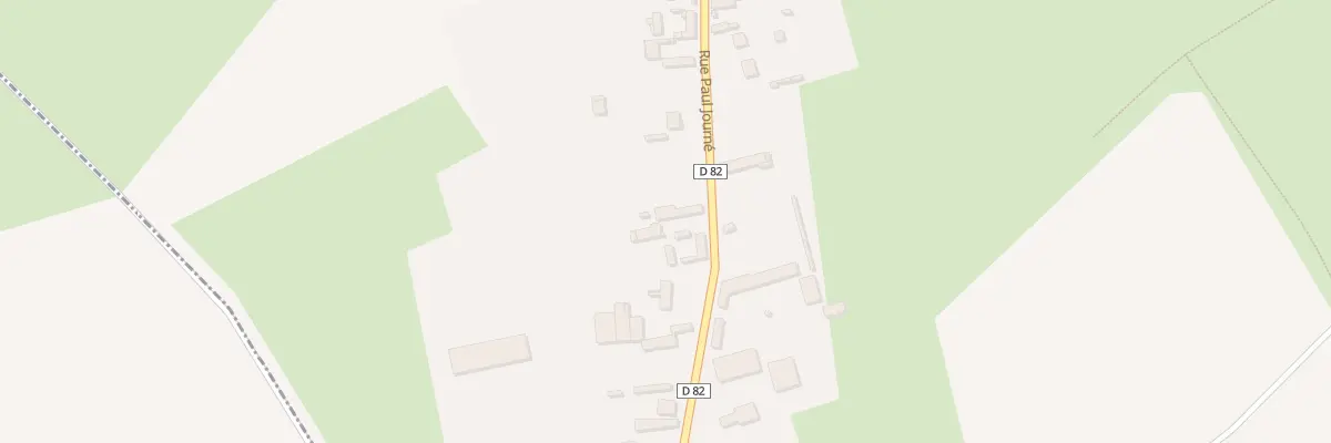 Plan du 34 Rue Paul Journé à Agenvillers