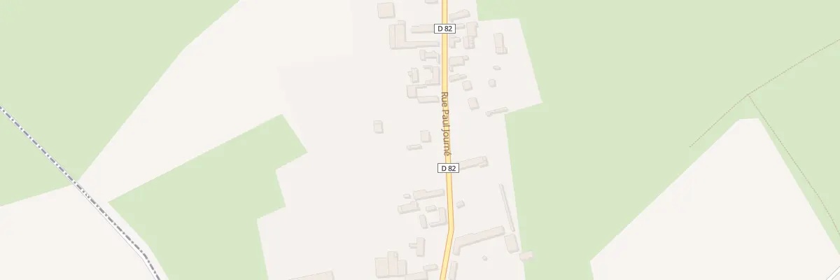Plan du 9002 Rue Paul Journé à Agenvillers