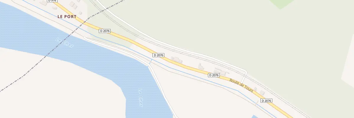 Plan du 3 Rte de Tours à Thénioux