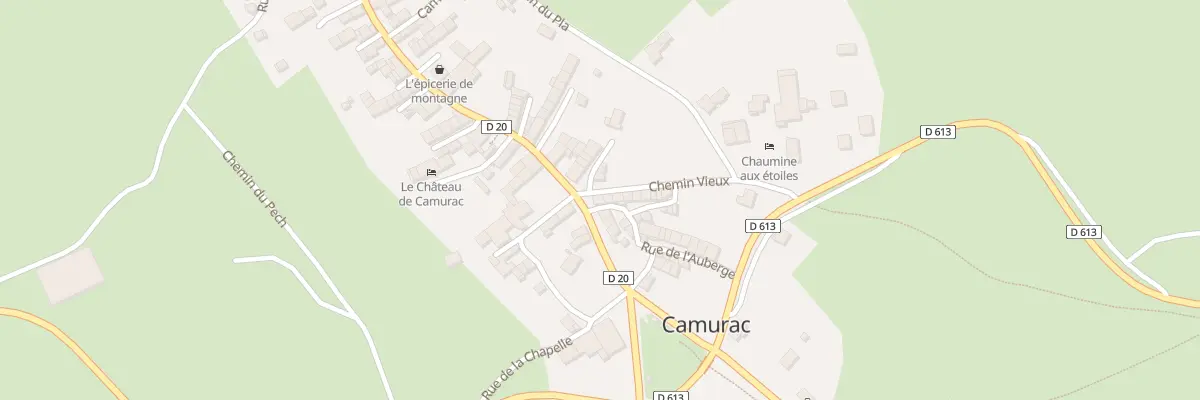 Plan du 29 Le Village à Camurac