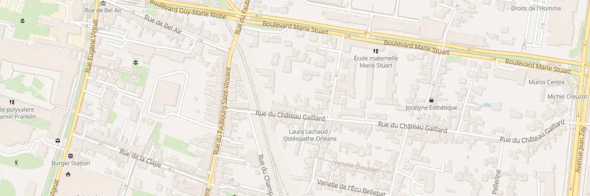 Plan du 7B Rue du Château Gaillard à Orléans