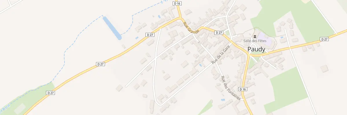 Plan du 5105 Le Bourg à Paudy