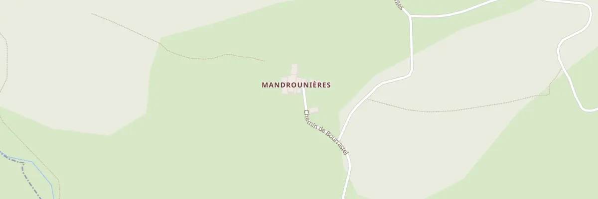 Plan du 81 Mandrounieres à Roumengoux