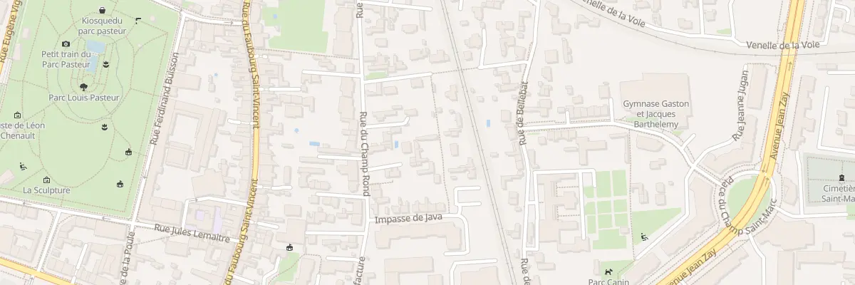 Plan du 7 Ven Fosse Vilgrain à Orléans