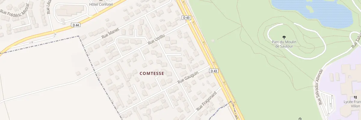 Plan du 15 Rue Millet aux Mureaux
