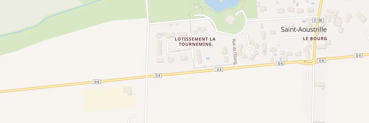 Plan du 1 Pl de la Tournemine à Saint-Aoustrille