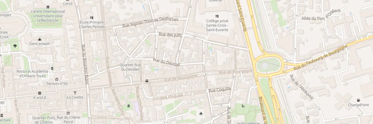 Plan du 8 Rue du Devidet à Orléans