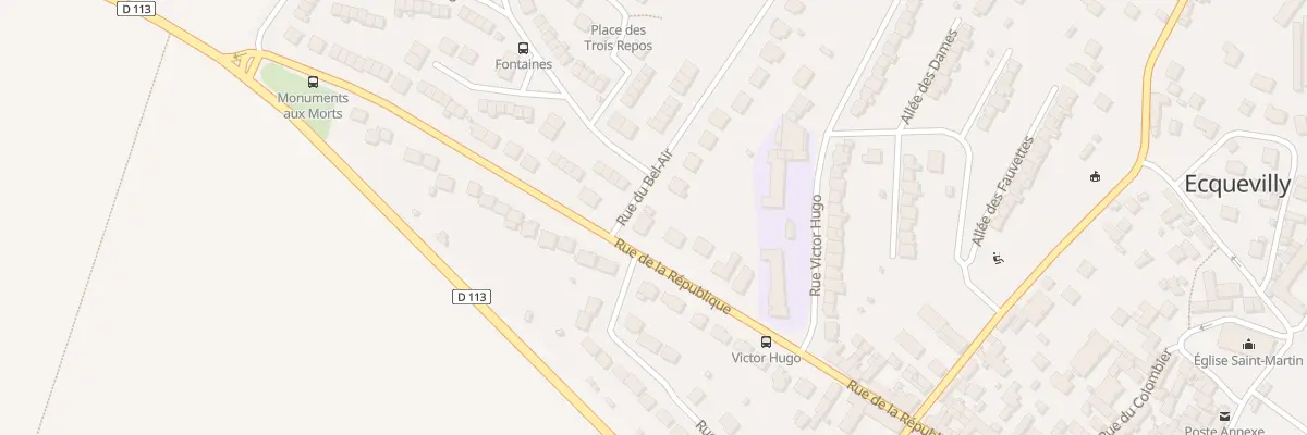 Plan du 104 Rue de la République à Ecquevilly
