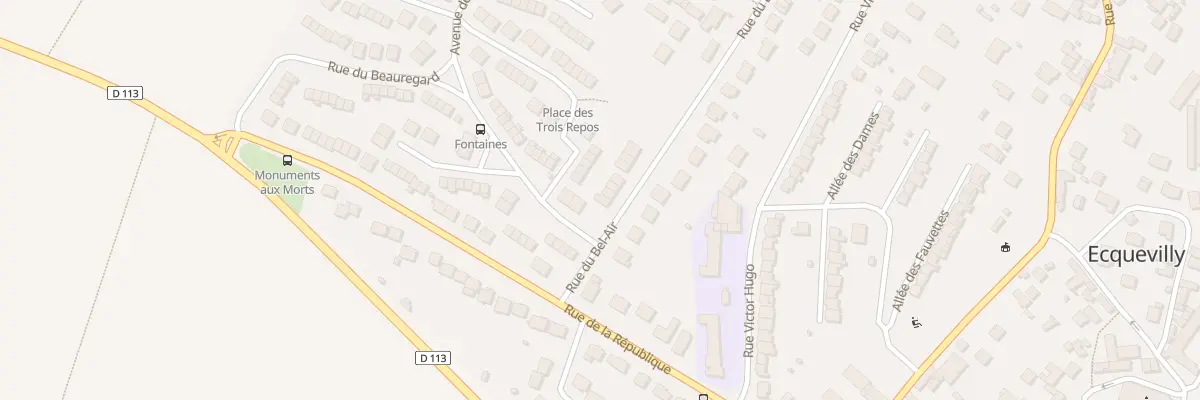 Plan du 1 Rue du Bel Air à Ecquevilly