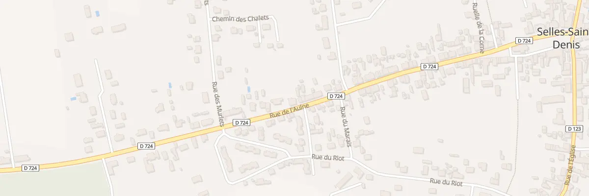 Plan du 72 Rue de l’Aulne à Selles-Saint-Denis