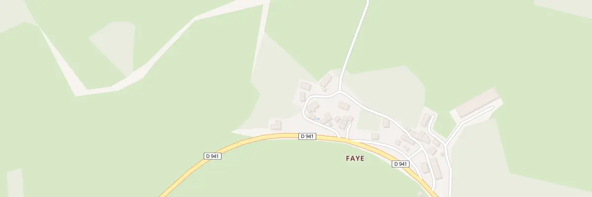 Plan du 5082 Faye à La Pouge