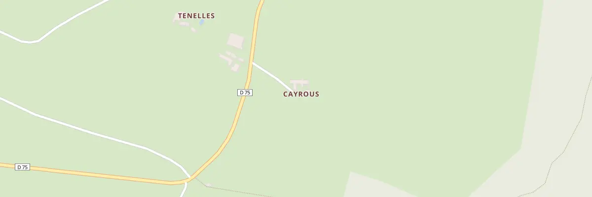 Plan du 5013 Cayrous à Ginals