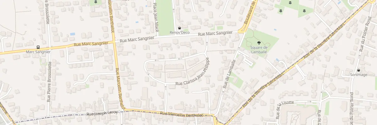 Plan du 37 Rue Clarissa Jean-Philippe à Fleury-les-Aubrais