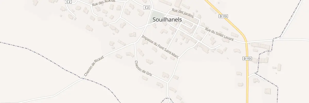 Plan du 51 Font Saint-marc à Souilhanels
