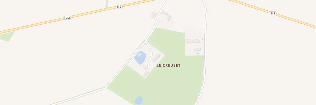 Plan du Creuset à Luçay-le-Libre