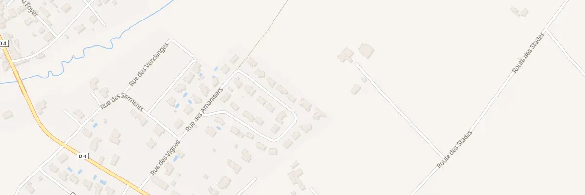 Plan du 26 Rue des Amandiers à Brens