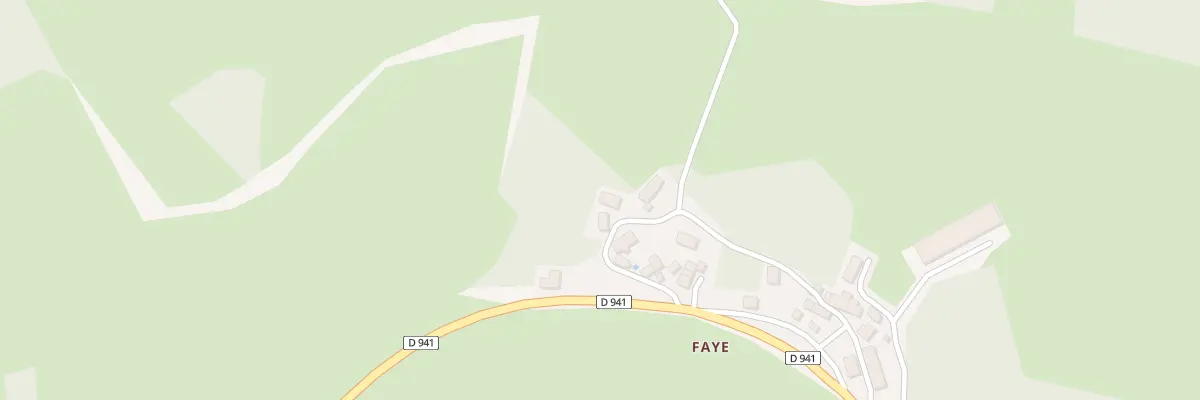 Plan du 5078 Faye à La Pouge