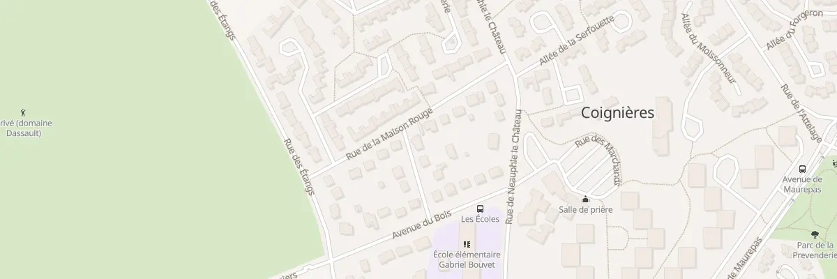 Plan du 11 Rue de Maison Rouge à Coignières