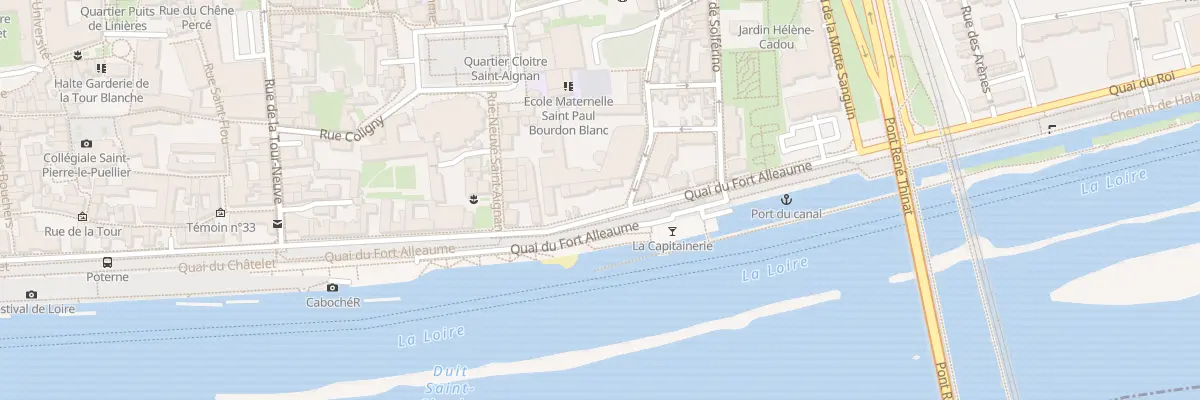 Plan du 8 Quai du Fort Alleaume à Orléans