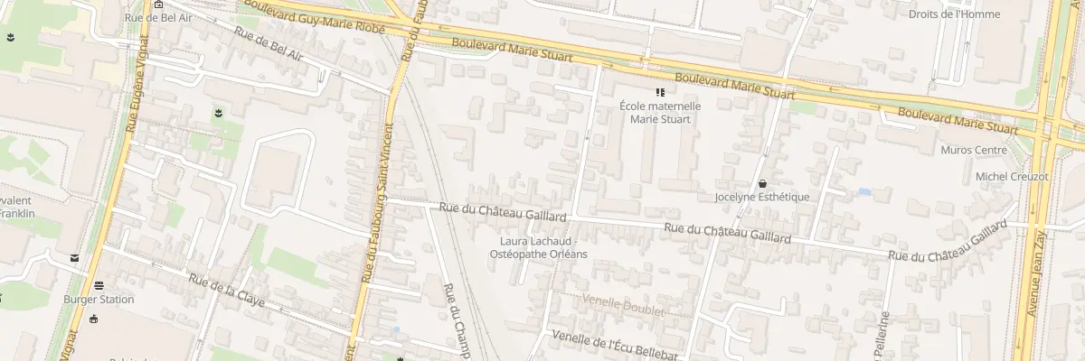 Plan du 11 Rue du Château Gaillard à Orléans