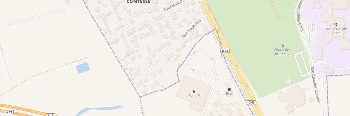 Plan du 15 Rue Fragonard aux Mureaux