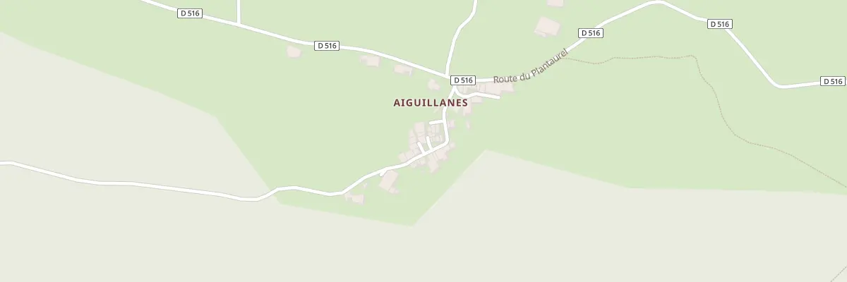 Plan du 43 Aiguillanes à Lesparrou