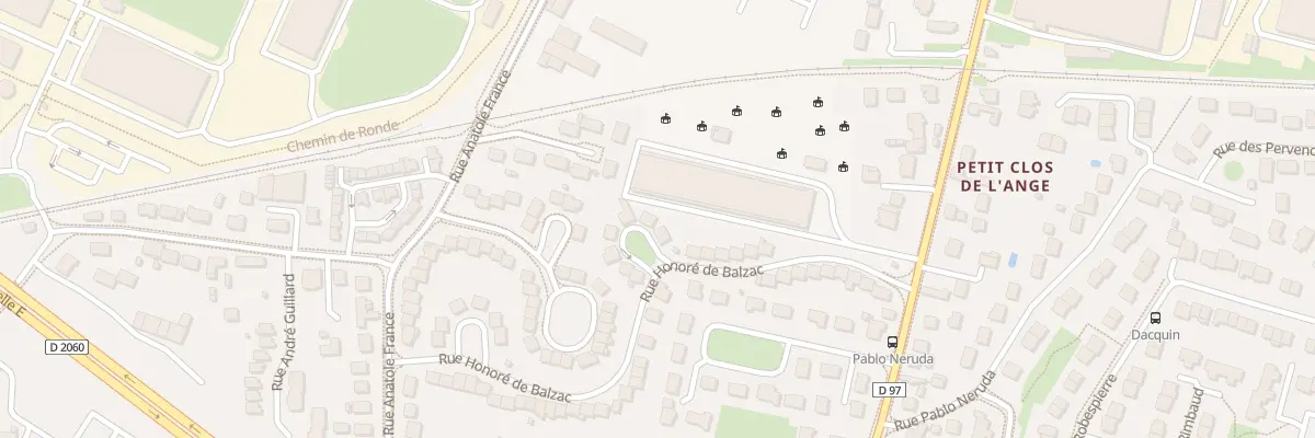 Plan du 16 Rue Honoré de Balzac à Fleury-les-Aubrais