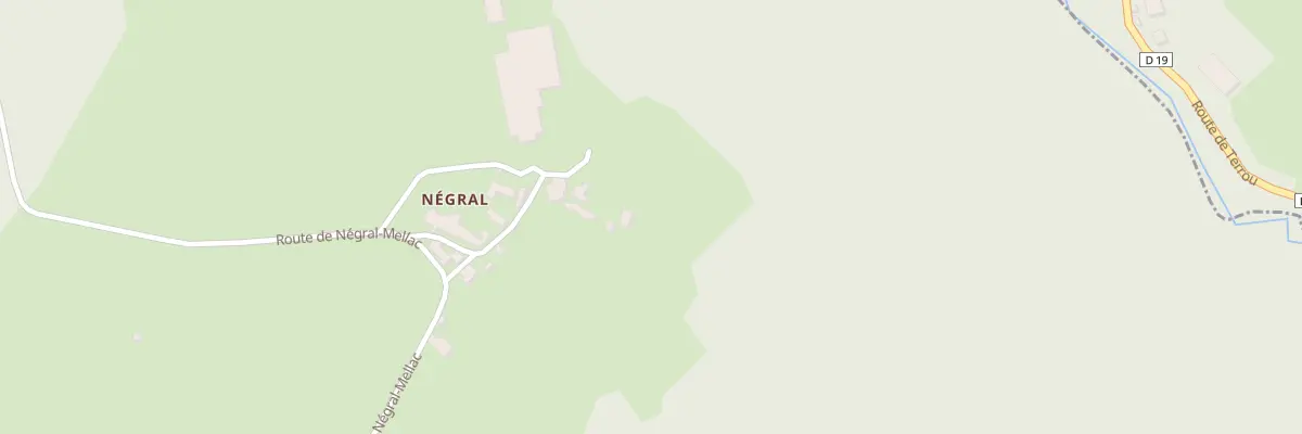 Plan du 5047A Négral à Saint-Vincent-du-Pendit