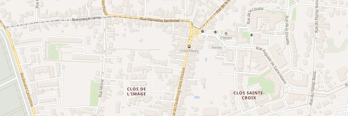 Plan du 253B Rue du Faubourg Saint-Vincent à Orléans