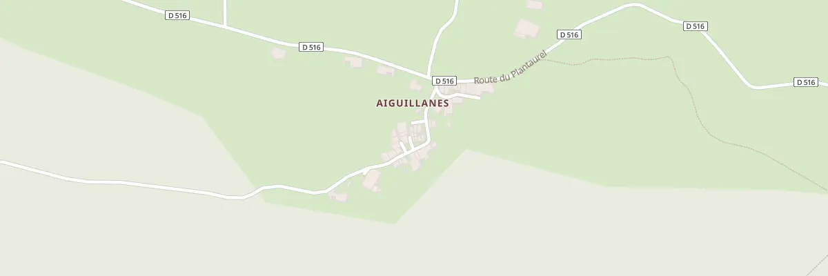 Plan du 45 Aiguillanes à Lesparrou