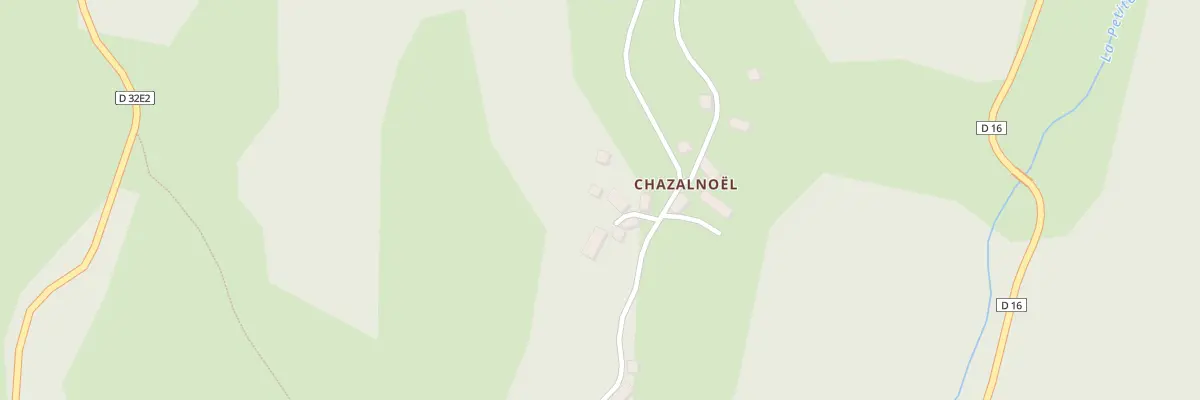 Plan du 8 Chazalnoel à Grandsaigne