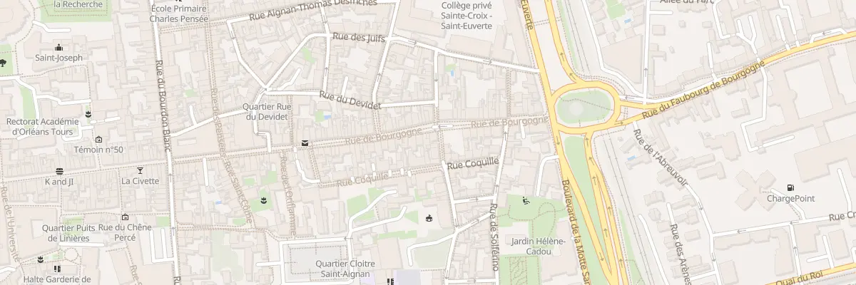 Plan du 27 Rue de Bourgogne à Orléans