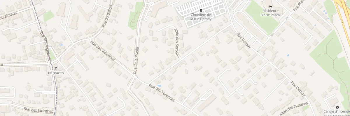 Plan du 1 All des Sorbiers à Saint-Jean-le-Blanc
