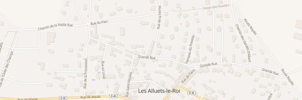 Plan du 3 Rue de la Ferme aux Alluets-le-Roi