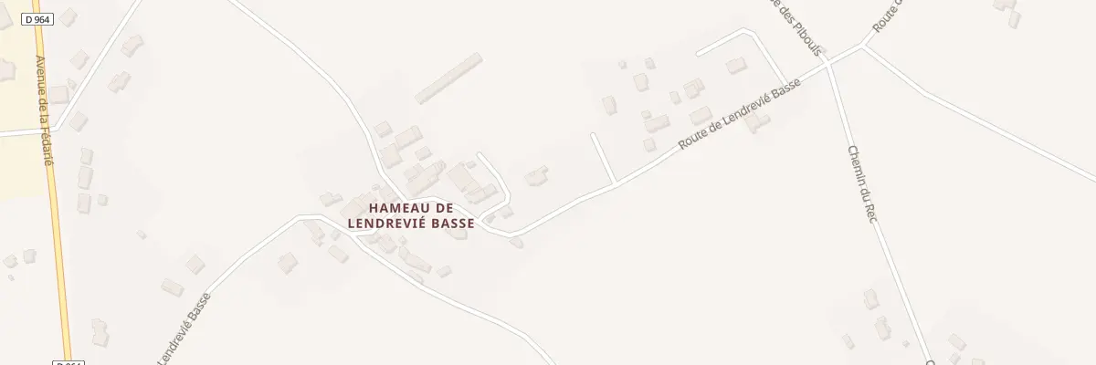 Plan du 243 Rte de Lendrevie Basse à Brens