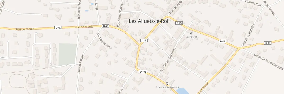 Plan du 2A Rue d’Orgeval aux Alluets-le-Roi