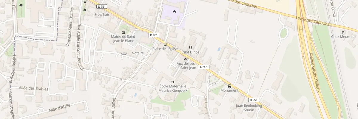 Plan du 36B Rue du Gen de Gaulle à Saint-Jean-le-Blanc