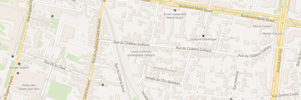 Plan du 20 Rue du Château Gaillard à Orléans