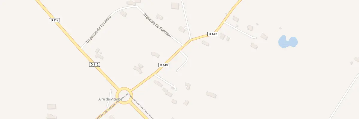 Plan du 2 Imp des Acacias à Viterbe