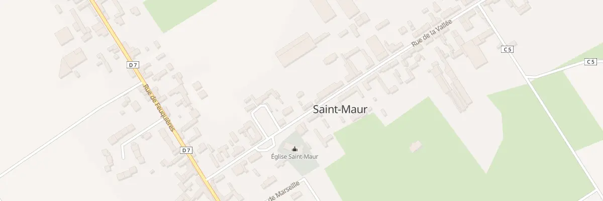 Plan du 21 Rue de la Vallée à Saint-Maur