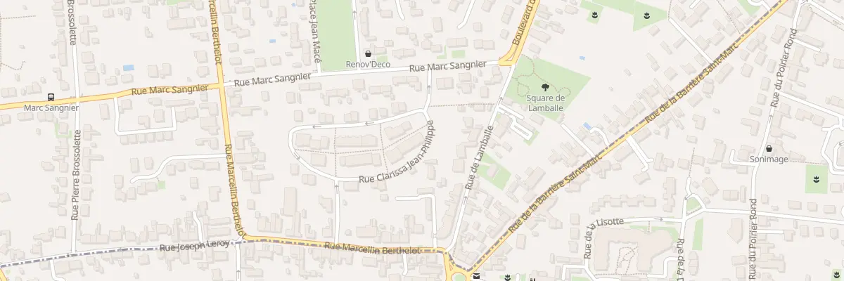 Plan du 27 Rue Clarissa Jean-Philippe à Fleury-les-Aubrais