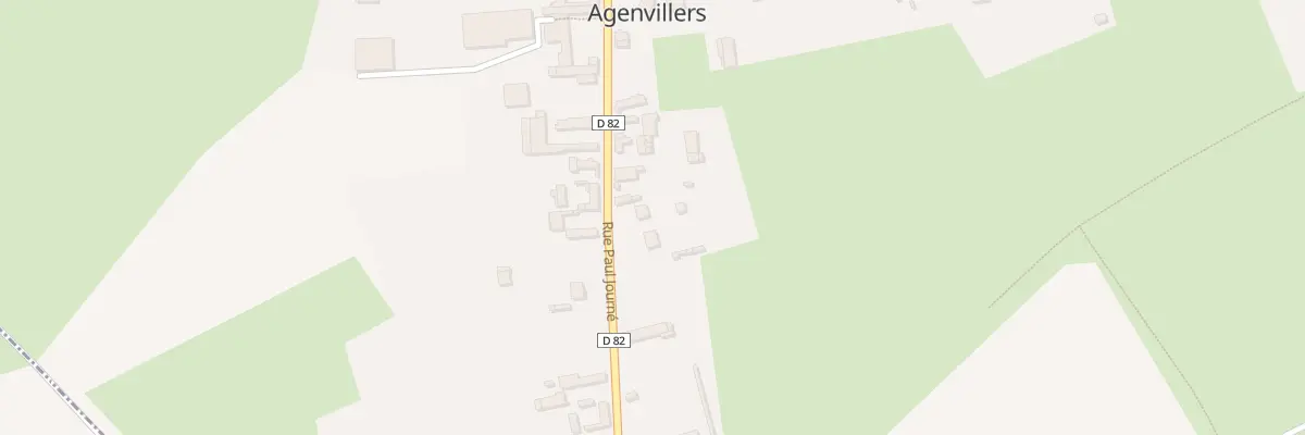 Plan du 5040B Rue Paul Journé à Agenvillers