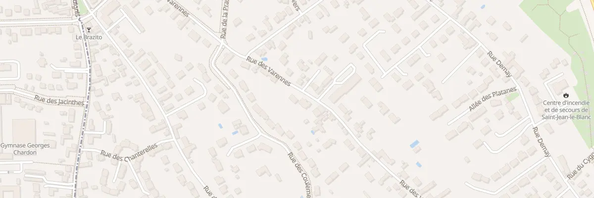 Plan du 22 Rue des Varennes à Saint-Jean-le-Blanc
