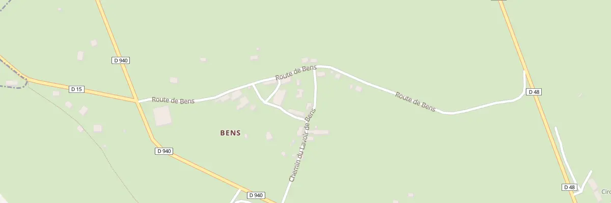 Plan du 5445 Bens à Lacapelle-Marival