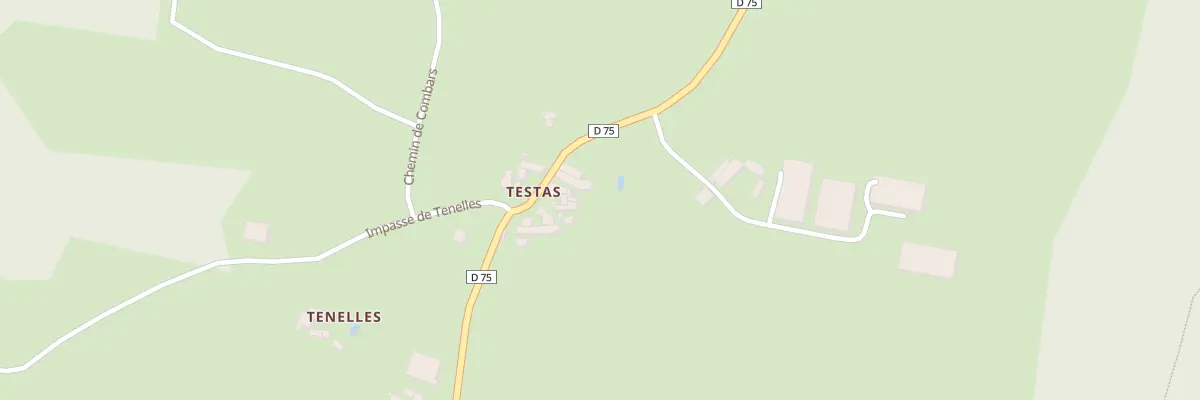 Plan du 5005 Testas à Ginals