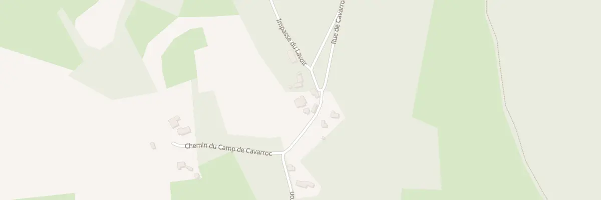 Plan du 718 Rue de Cavarroc à Carayac