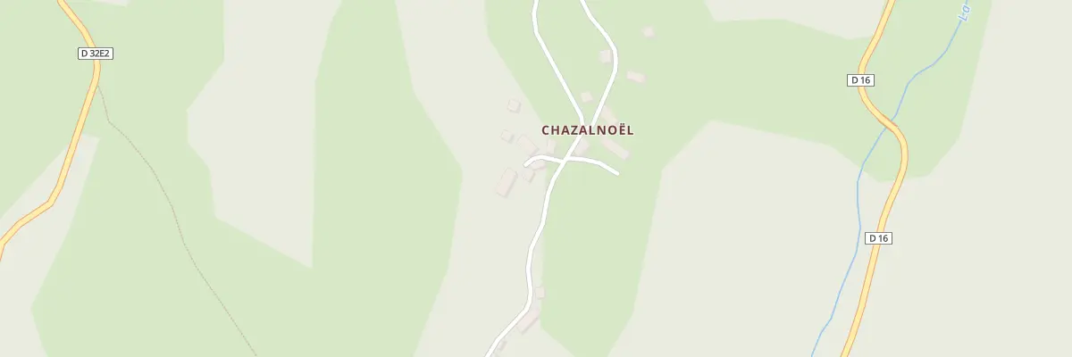 Plan du 14 Chazalnoel à Grandsaigne