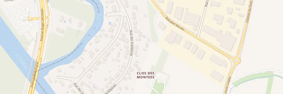 Plan du 13B Rue des Aubépines à Orléans
