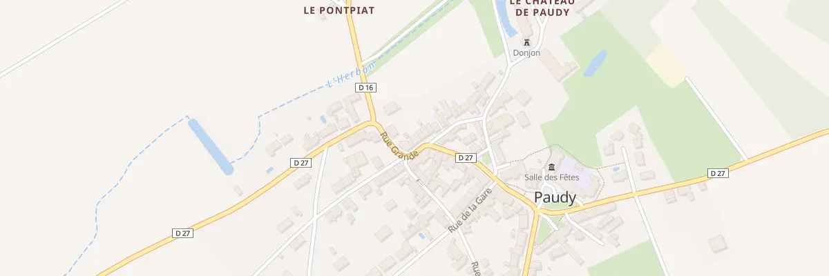 Plan du 5084 Le Bourg à Paudy