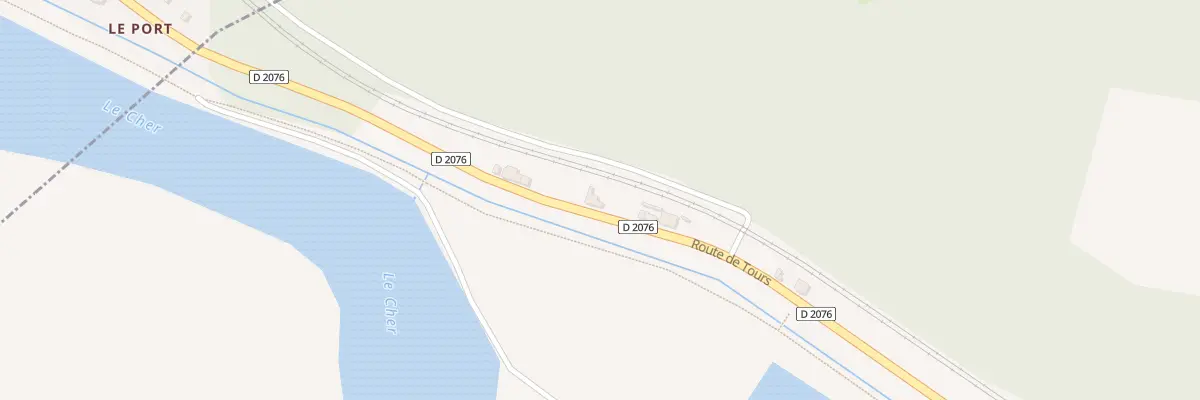 Plan du 5 Rte de Tours à Thénioux
